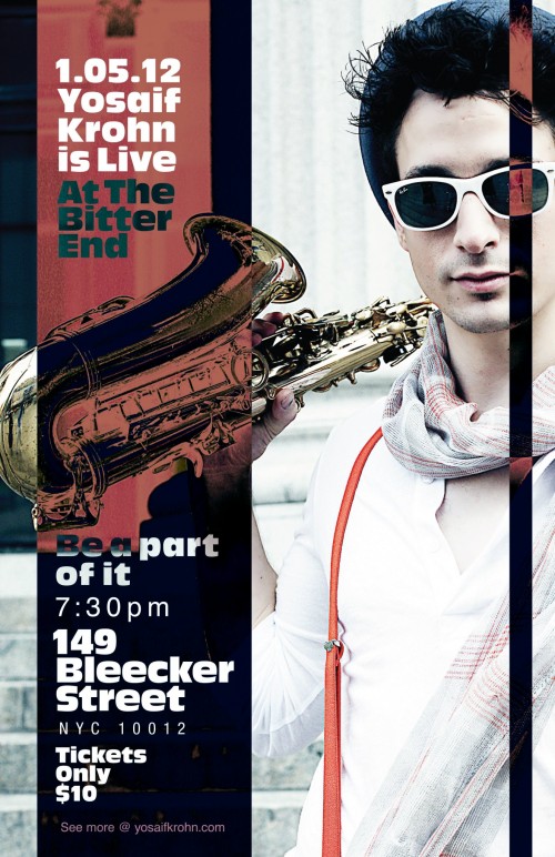 bitterend concert poster