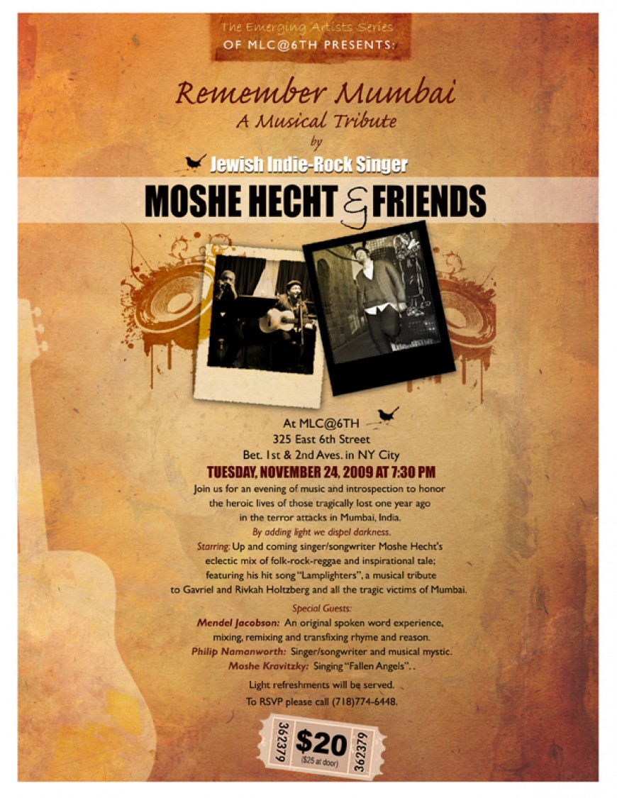 Mumbai memorial concert by Moshe Hecht & Friends