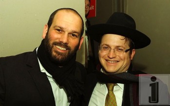 Yonatan Razel & Baruch Levine after the show