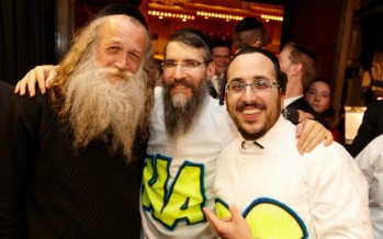 Yitzchak Fuchs, Avremel & Lipa. Photo by Stan Weiss