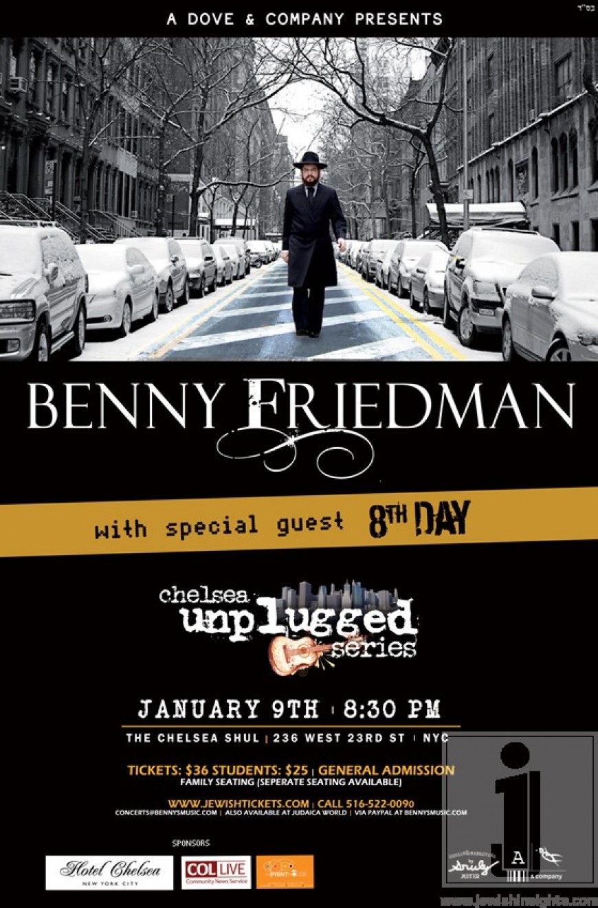 Benny Friedman & 8th Day Unplugged Videos!