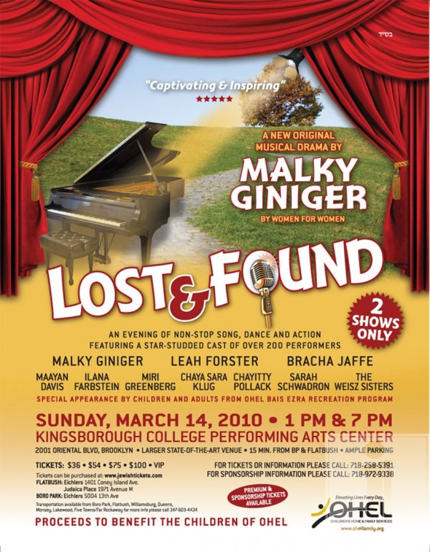 LOST & FOUND – A New Original Musical Drama by Malky Giniger