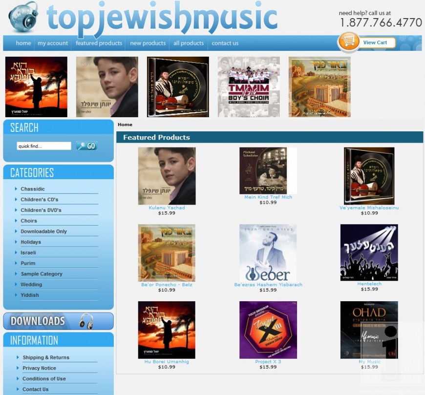 NEW Music Store Website