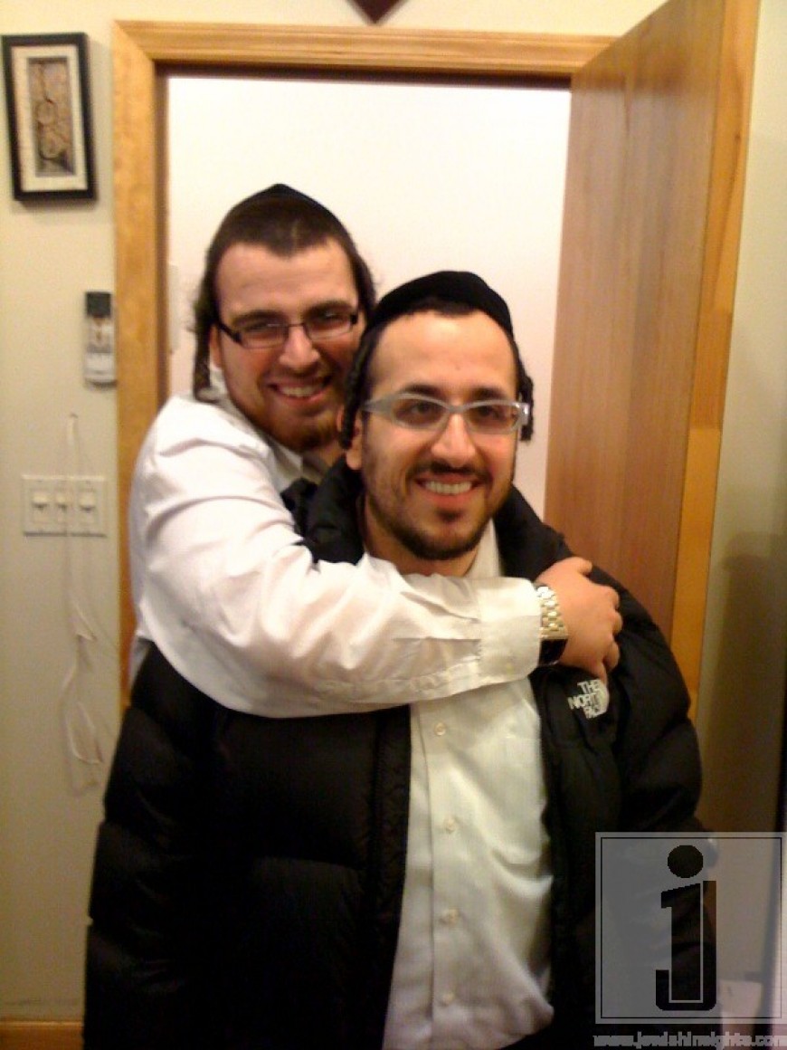 Zevi Fried & Lipa recording choir for Lipa’s album