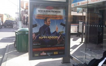 Lipas Pre-Release New Album Premier Bus Stop Ad