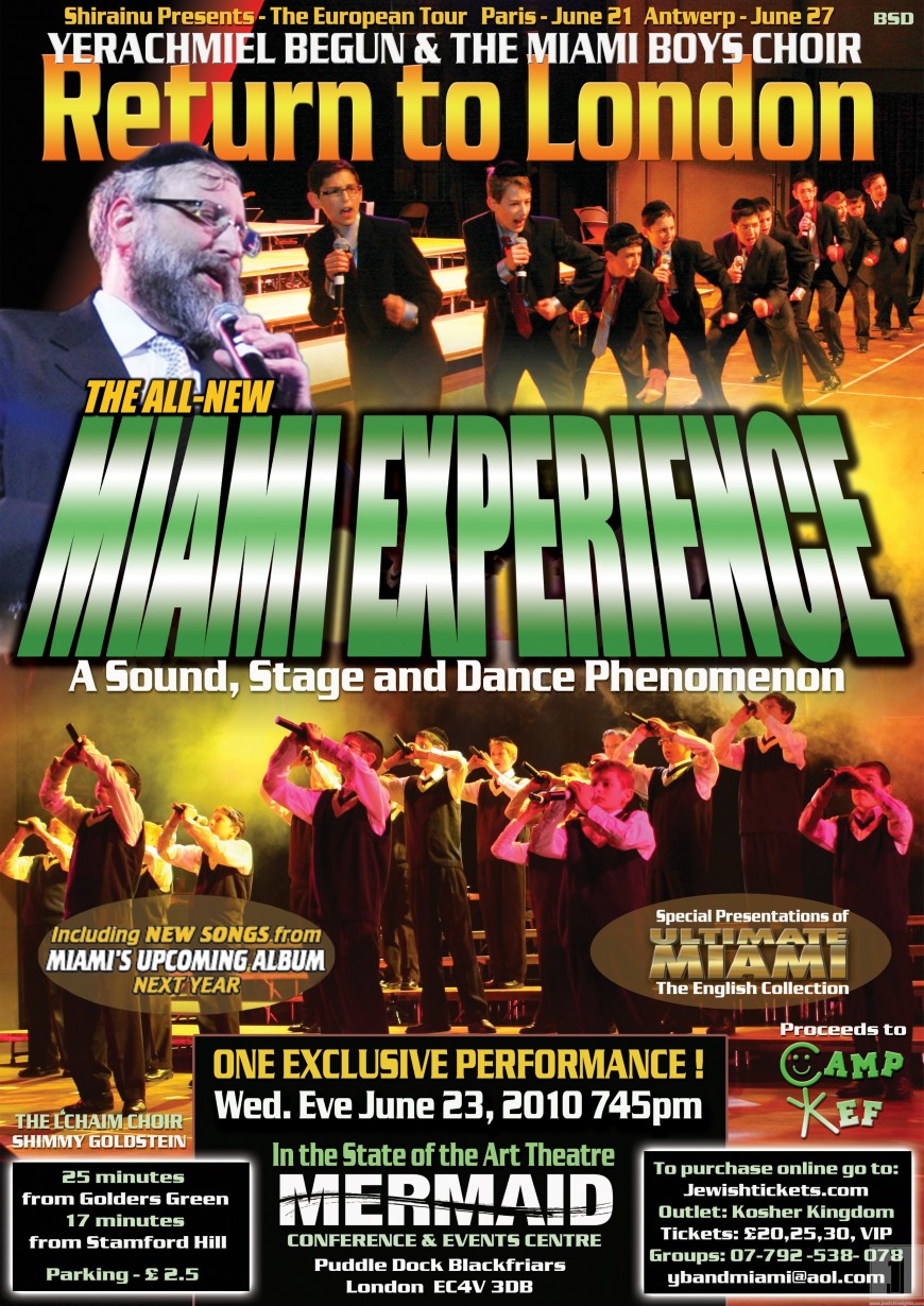 MIAMI returns to LONDON