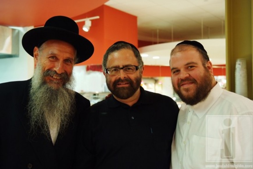 MBD, Yossi Green & Gershy Moskowitz shopping at POMEGRANATE. Photo by Baruch Ezagui