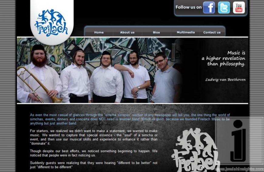 Freilach Band Officially Launches Full Website! BeFreilach.com