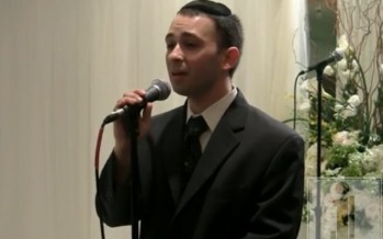 Yitzy Spinner Singing At Aryeh Kunstler’s Chupah