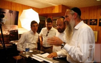 Aaron Zutler, Danny Finkelman & Yehuda Green working on project “Unity For Justice”