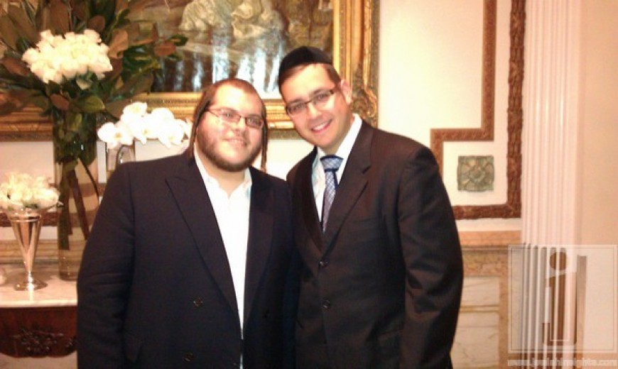 Levy Falkowitz & Dovid Gabay at a recent Simcha
