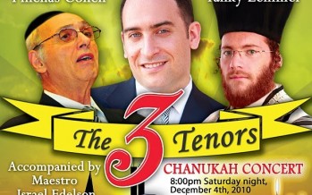 Manhattan Beach Jewish Center presents “The 3 Tenors”