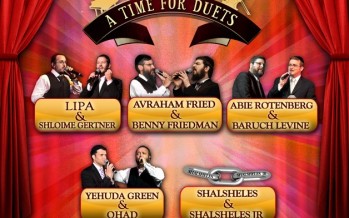 HASC DUET ANNOUNCEMENT – AVRAHAM FRIED & BENNY FRIEDMAN