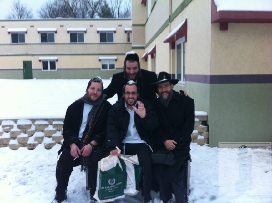 Dovi Tesler, Chilu Posen, Lipa and Avraham Fried in Cincinnati