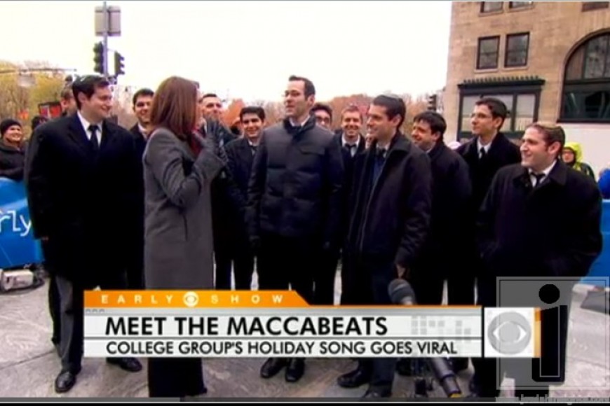 The Maccabeats on the Early Show this morning