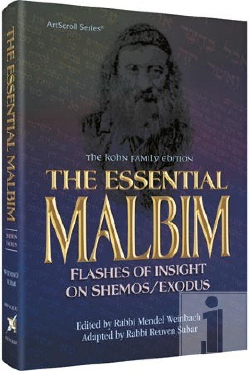 THE ESSENTIAL MALBIM – SHEMOS : Flashes of Insight on Shemos/Exudos – The Kohn Family Edition