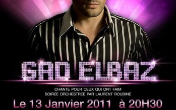 GAD ELBAZ live in Paris
