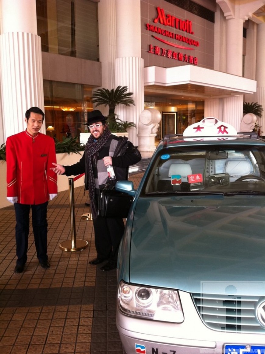 Lipa in Shanghai for a wedding