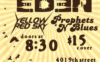 Pre-Purim Bash at Jewish Music Cafe with EDEN, YELLOW RED SKY & Prophets ‘N Blues