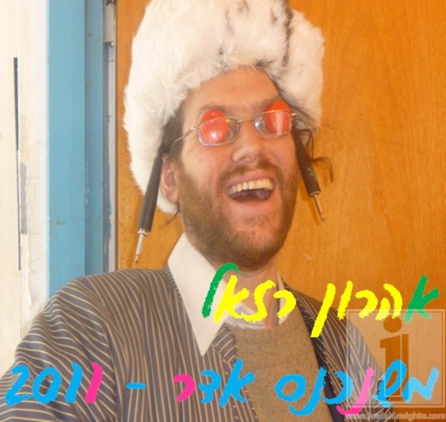 Aaron Razel with NEW song for Purim “Mishenichnas Adar”