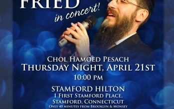 Gateways Chol Hamoed Concert wih AVRAHAM FRIED