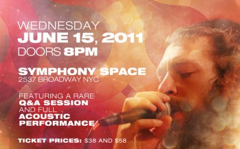 Acoustic Concert With Matisyahu AT Symphony Space