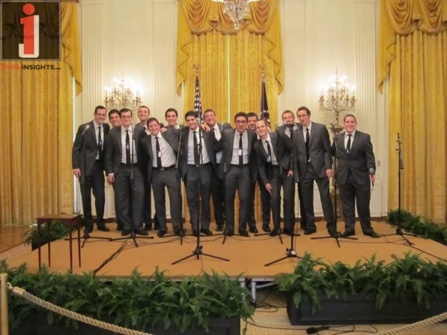 Photos of the Maccabeats at the White House