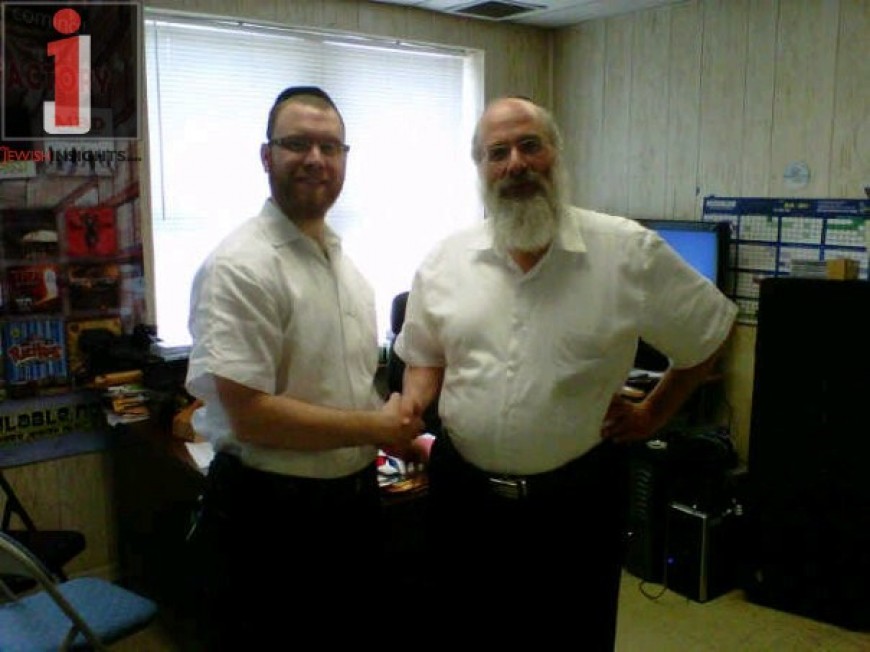 Yumi Lowy sealing the deal with Mendy Werdyger