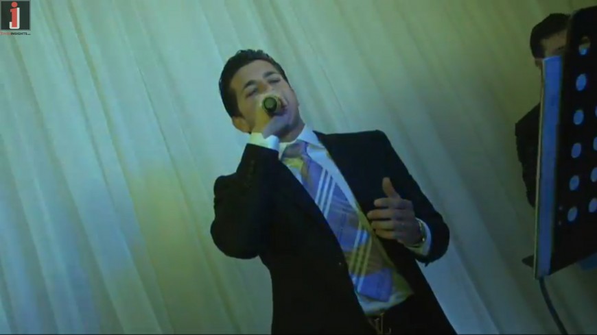 Uri Biton & Avi Perets at a wedding