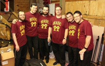 Moishy Fried, Ohad!, Yanky Katina, Gershon Freishtat, Yaakov Zeines & Avrumi Schreiber at Camp HASC