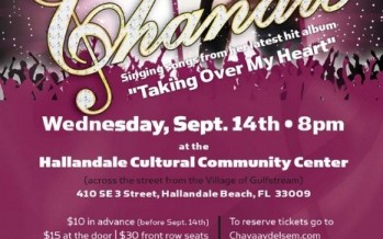 CHANALE TO PERFORM LIVE CONCERT IN FLORIDA