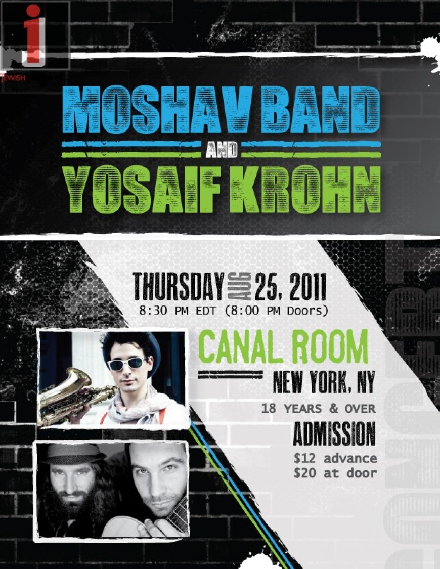 Moshav Band & Yosaif Krohn @ The Canal Room