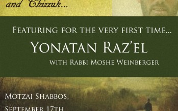 Aish Kodesh Presents: An evening of Song and Chizzuk… with Yonatan Raz’el