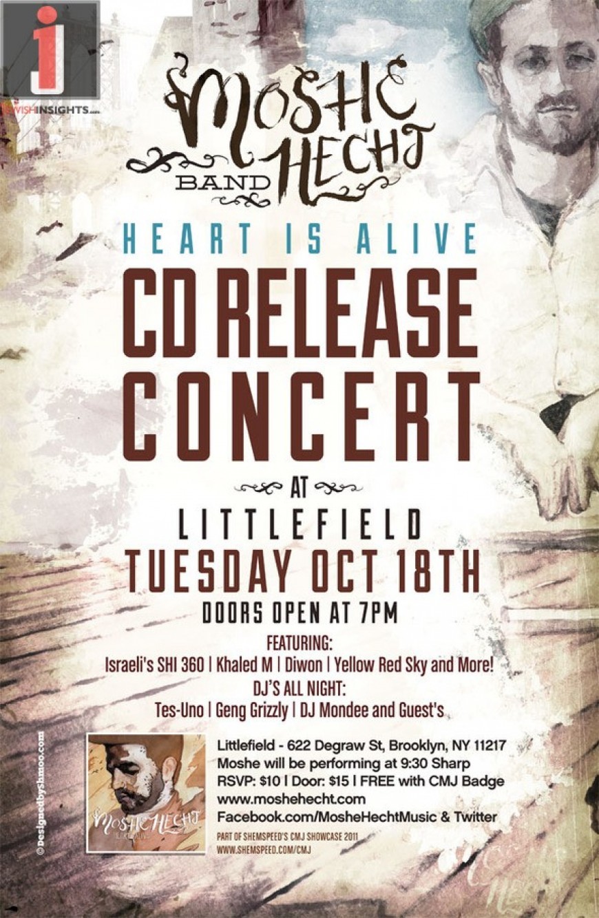 Moshe Hecht CD Release Concert *OCT 18th*