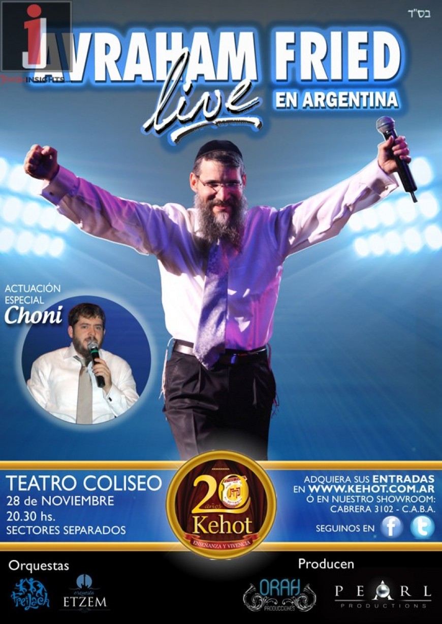 AVRAHAM FRIED LIVE IN ARGENTINA