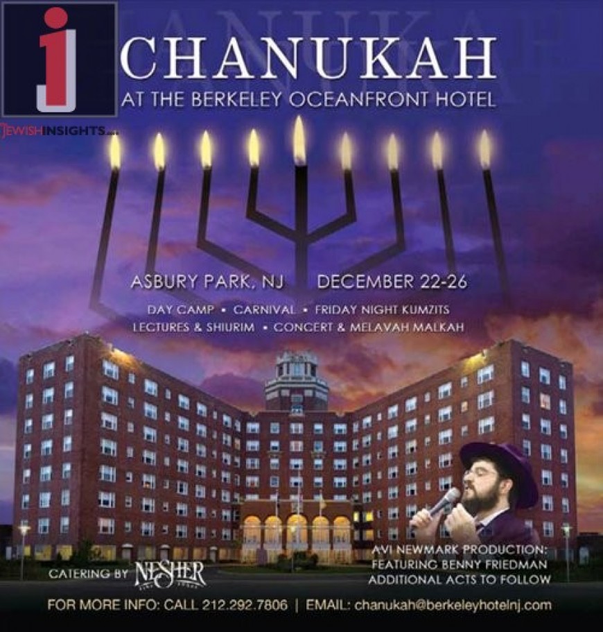 Benny Friedman at the Berkeley Oceanfront Hotel this Chanukah!