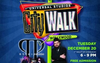 Chabad of the Valley presents:Chanukah Universal Studios CityWalk with Benny Friedman & Pardes Jewish Rock