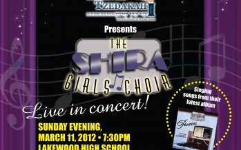 [FOR WOMEN ONLY!] Shira Girls Choir coming live to Lakewood!