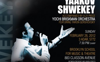Soul II Soul 5772 starring YAAKOV SHWEKEY Tickets Selling Fast
