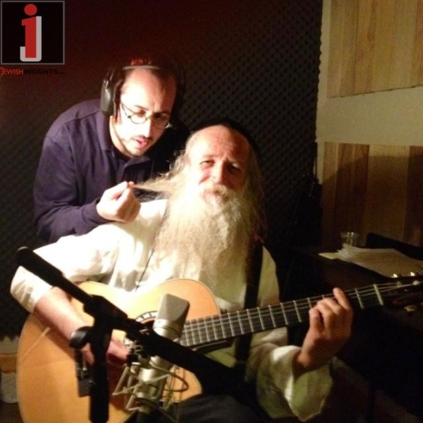 Lipa & Yitzchak Fuchs working in the studio
