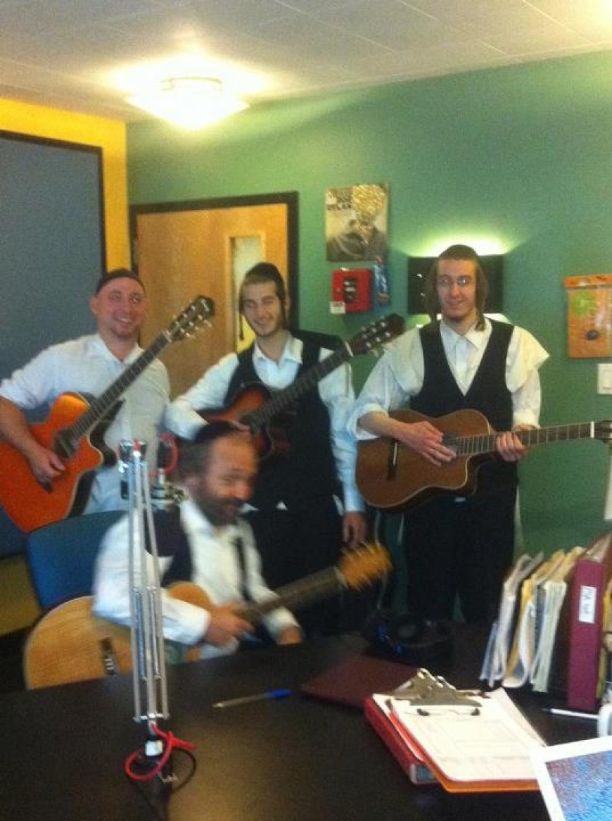 Nachum Segal Hosts Yehuda Green Live at JM in the AM