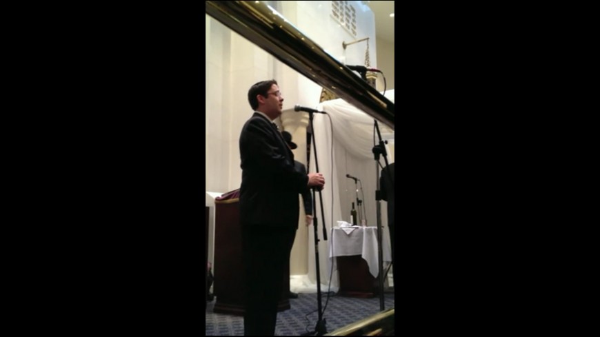 Yonatan Shlagbaum Singing Mi Adir At A Recent Wedding