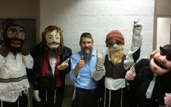 Avraham Fried & Buba Myses after a show