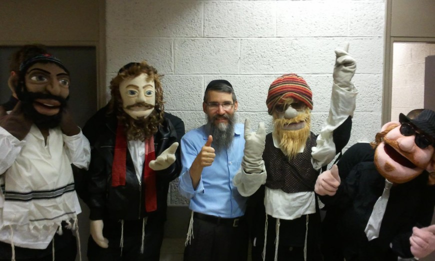 Avraham Fried & Buba Myses after a show