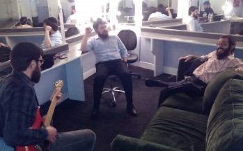 8th Day & Benny Friedman backstage at the CHabad telethon