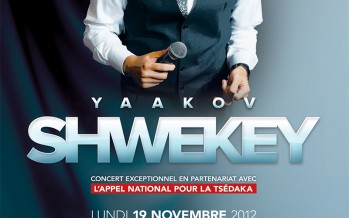 YAAKOV SHWEKEY – CRY NO MORE TOUR