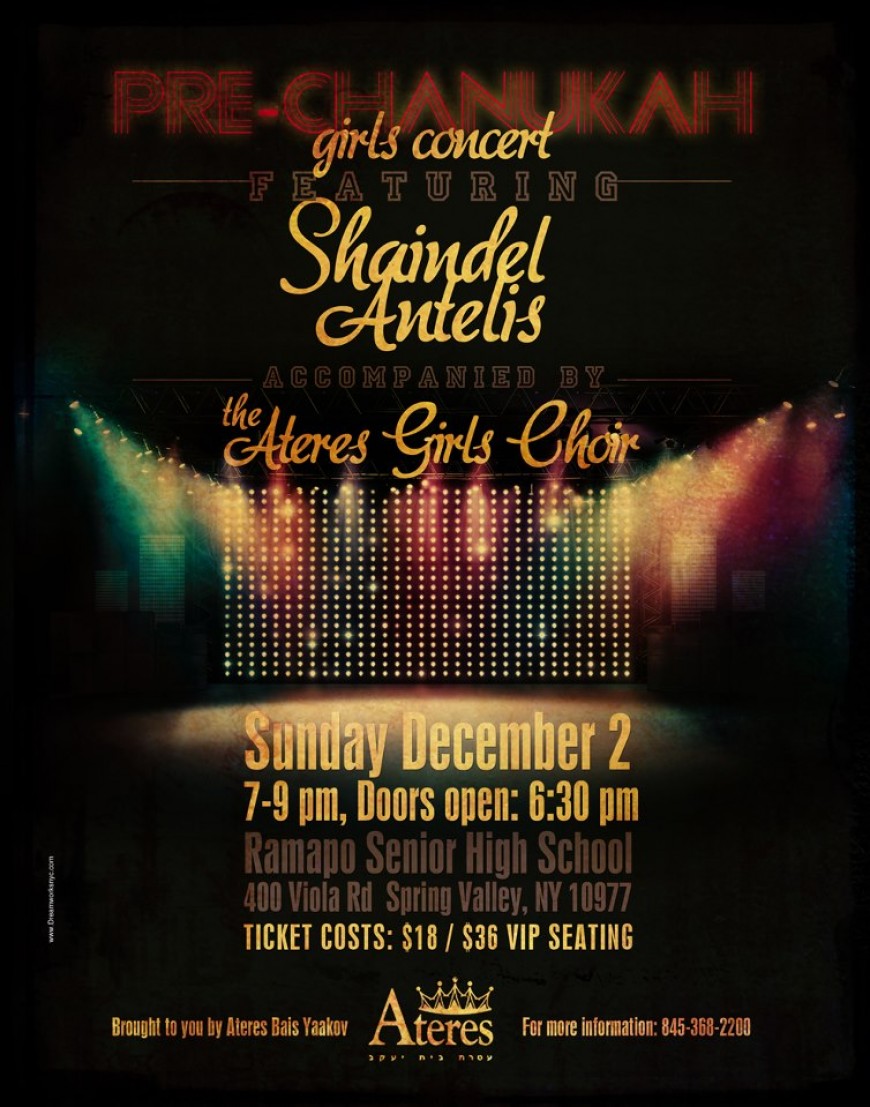 [FOR WOMEN ONLY] Shaindel Antelis Exclusive: “One More Day” Acoustic Video + Pre-Chanukah Show