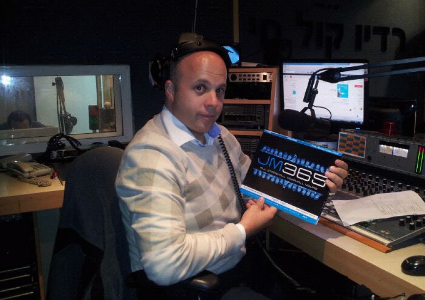 Menachem Toker with JM365 Calendar