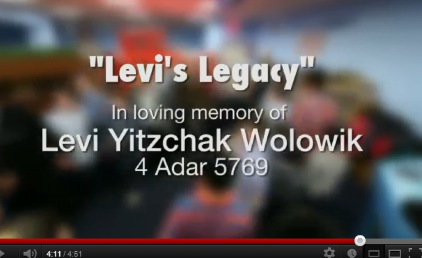 Musical Tribute Released in Memory of Levi Yitzchak Wolowik