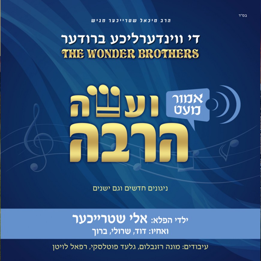 The Wonder Brothers – Emor M’eat V’asei Harbei